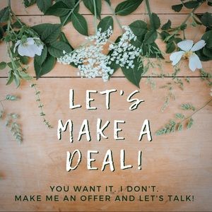 Make an offer and I’ll do my best to work w/ you!